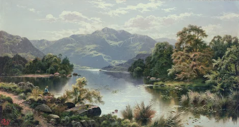 Ein Seebild in Nordwales