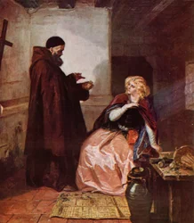 Shakespeare: Julia und Pater Lorenzo, Romeo und Julia, Akt IV, Szene 1