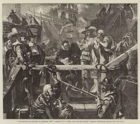 Die Hinrichtung von Montrose in Edinburgh, 1650