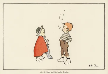 Ein Mann und sein kleiner Bruder
