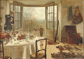Mittagessen des Jägers