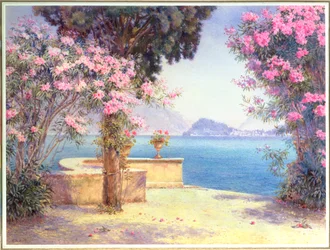 Bellagio, vom Garten des Grand Hotels, Menaggio