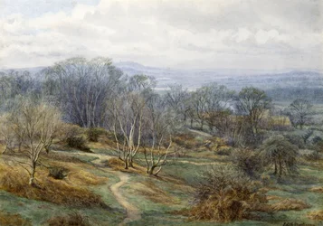 Hampstead Heath Blick auf Harrow on the Hill, ca. 1880