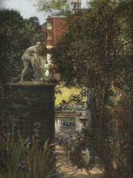 Der Garten des Hauses von Alma-Tadema, 1911