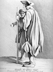 Die Blinden des Quinze-Vingts-Hospitals in Paris