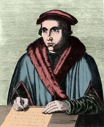 Porträt von Juan Luis Vives, spanischer Humanist und Philosoph (1492-1540).