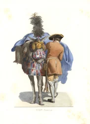 Ein berittener Diener, Frankreich