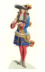 Französischer königlicher Offizier