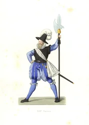 Heinrich Schmid, Schweizer Hellebardenträger