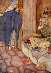 Mustapha zweifelte sehr an seiner Fähigkeit, Fragen zu unterlassen, Illustration aus 