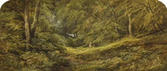 Skizze - Im Wald