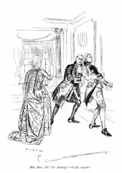 Illustration für Sheridans Die Rivalen