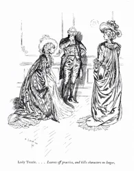 Illustration für Sheridans Die Schule der Übeltäter