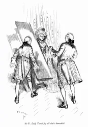 Illustration für Sheridans Die Schule der Schande