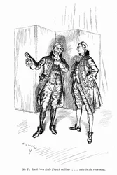 Illustration für Sheridans Die Schule der Skandale (Gravur)