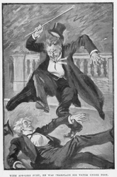 Illustration für Dr. Jekyll und Mr. Hyde von R. L. Stevenson