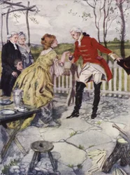 Illustration für Der Pfarrer von Wakefield von Oliver Goldsmith