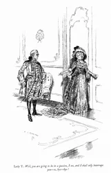 Illustration für Sheridans Die Schule der Frauen