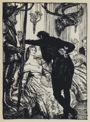 Illustration für Tennysons Maud