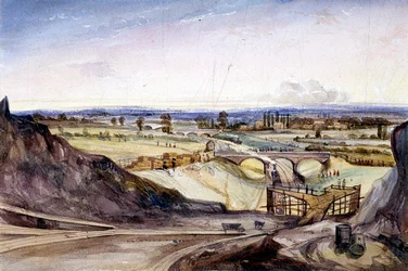 Gesamtansicht von Hampstead, London, 1837