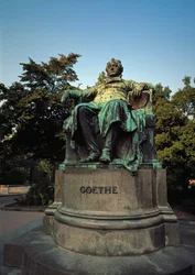 Denkmal zu Ehren des deutschen Dichters Johann Wolfgang von Goethe (1749-1832)
