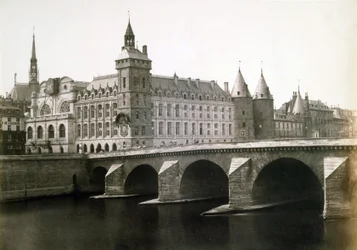 Die "Conciergerie" und die "Pont au Change", ca. 1854