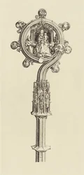 [Entwurf für einen Stab von Martin Schongauer]