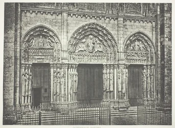 Hauptportal der Kathedrale von Chartres