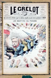 Cover von „The Grelot“, Satirisch in Farben