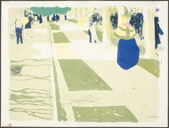 Die Allee, Platte zwei aus Landschaften und Innenräume