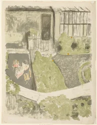 Der Garten vor dem Atelier