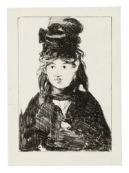 Berthe Morisot in Schwarz
