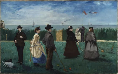 Croquet in Boulogne, ca. 1871