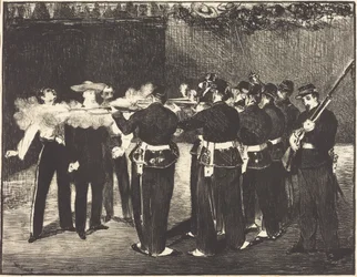 Tod Maximilians in Querétaro