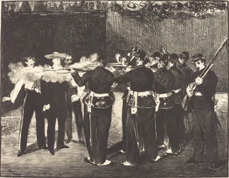 Tod von Maximilian in Queretaro L