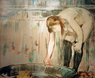 Die Frau mit der Wanne