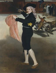 Mademoiselle V. . . im Kostüm eines Espada, 1862