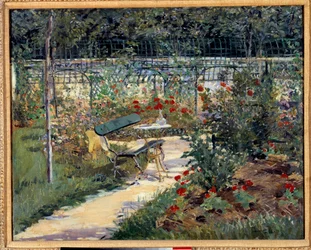 Mein Garten, die Bank