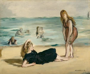 Am Strand, ca. 1868