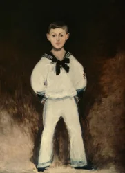 Porträt von Henry Bernstein als Kind