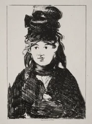 Porträt von Berthe Morisot, 1872