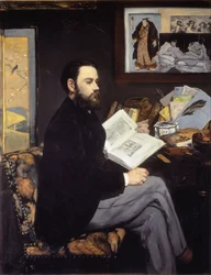 Porträt von Emile Zola - 1868