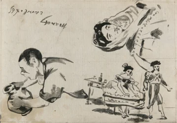 Skizzen aus „Die Zigeuner“, „Das spanische Ballett“ und „Lola de Valence“ für „L’Autographe au Salon de 1865“