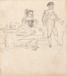 Spanisches Paar, 1862