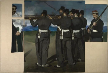 Die Hinrichtung von Maximilian von Mexiko, ca. 1868