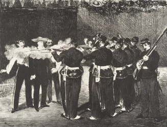 Die Hinrichtung des Kaisers Maximilian, 1868