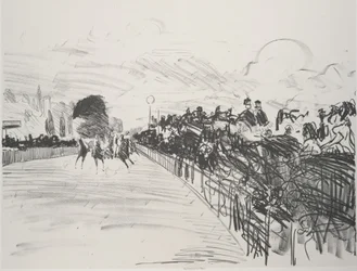 Die Rennen Les Courses, 1865-72, veröffentlicht 1884