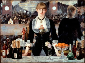 Eine Bar in den Folies-Bergère