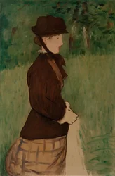 Junge Frau im Garten, 1879