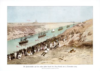Die Eröffnung des Suezkanals, 17. November 1869, 1900.